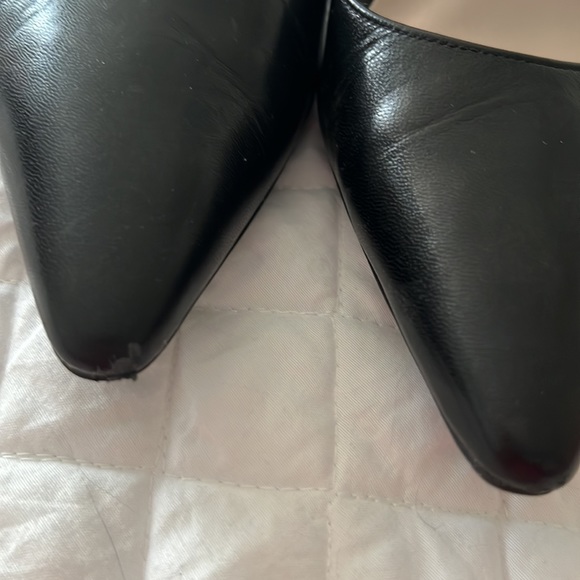 Worthington black pointed toe kitten heels size  7 .5 medium 2 inch heel height - Picture 12 of 12